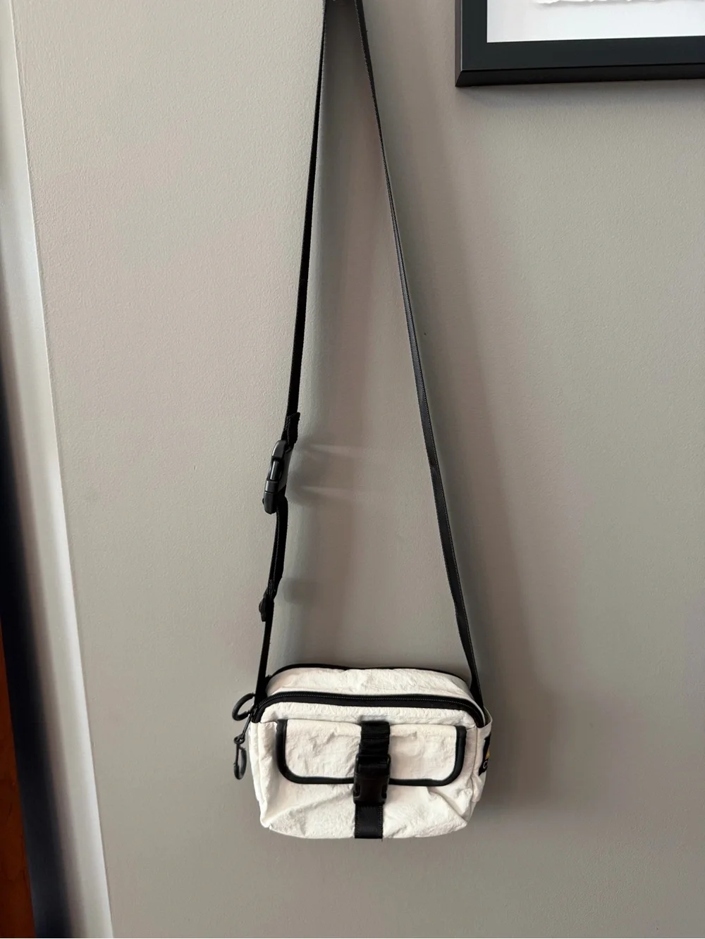Versatile Crossbody Bag/ Fanny Pack with Seatbelt Style Buckle